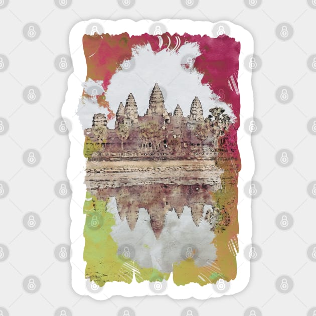 Angkor Sticker by KMSbyZet